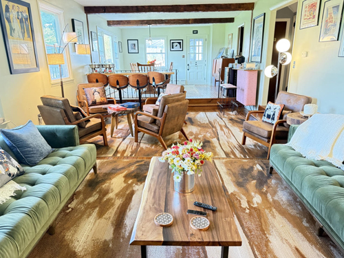 Guest accommodations at The Orchard Bed & Breakfast include comfortable living spaces.