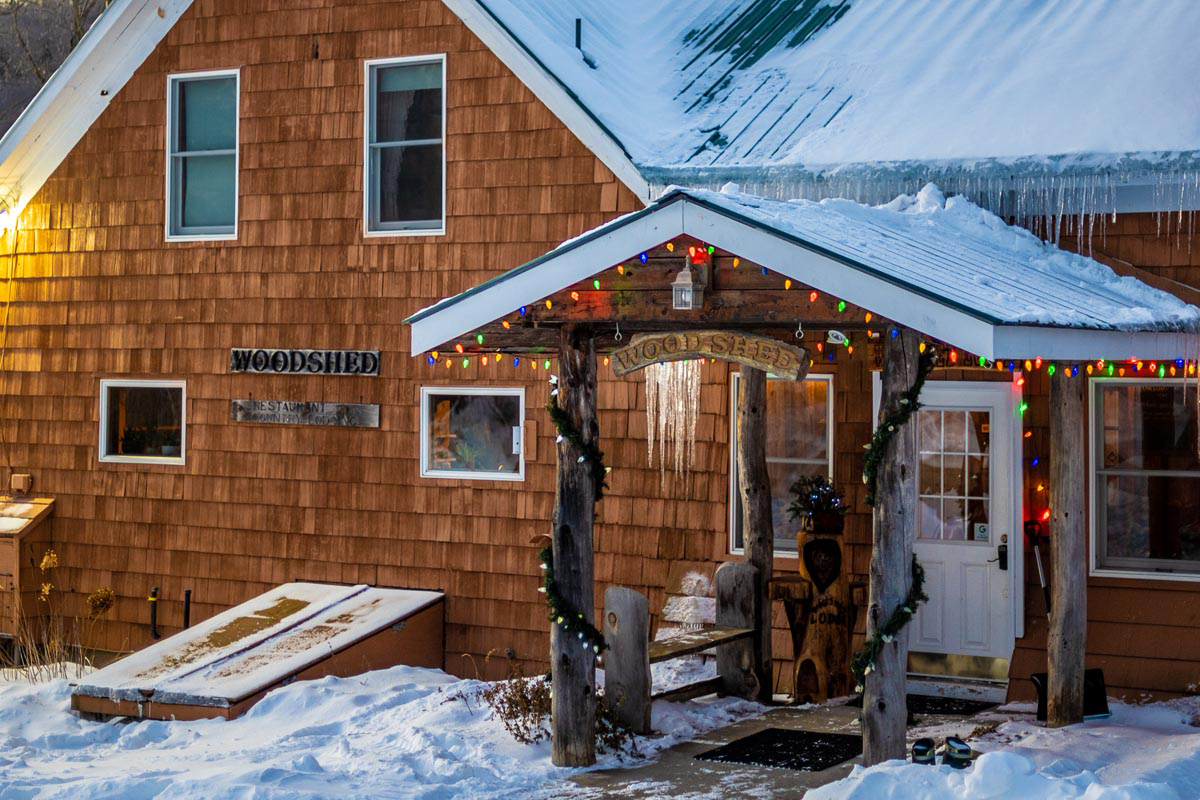 The Woodshed Lodge in Jay, Vermont